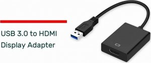 Adapter USB PremiumCord USB-A - HDMI Czarny  (khcon-08) 4