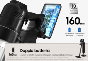 Odkurzacz pionowy Samsung Bespoke Jet AI VS28C9784QK/WA 9