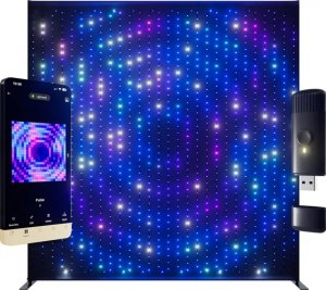 Twinkly Twinkly | Lightwall Smart LED Backdrop Wall 2.6 x 2.7 m | RGB, 16.8 million colors 1