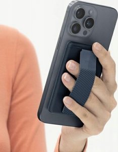 Uniq UNIQ Heldro ID magnetic wallet with stand and band navy blue/navy (storm blue) 4