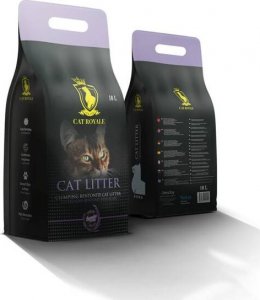 Żwirek dla kota Cat Royale Cat Royale Lawenda żwirek bentonitowy 10l 2