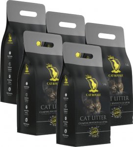 Żwirek dla kota Cat Royale Cat Royale Activated Carbon żwirek bentonitowy 25kg (5x5kg) 1