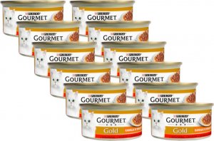 Purina Purina Gourmet Gold Sauce Delight z wołowiną 12x85g 1