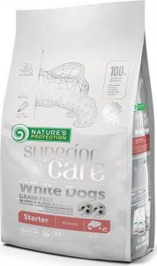 Natures Protection NATURES PROTECTION Superior Care White Dogs Grain Free Salmon Starter All Breeds 10kg 1