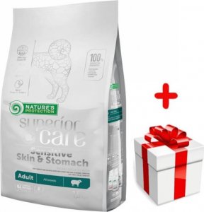 Natures Protection Natures Protection Sensitive Skin & Stomach Adult All Breed 1,5kg + niespodzianka dla psa GRATIS! 1