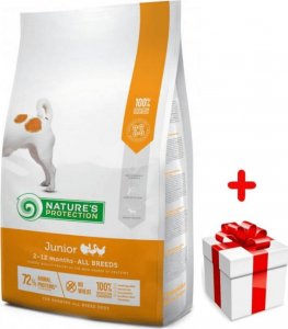 Natures Protection NATURES PROTECTION Junior Poultry All Breeds 7,5kg + niespodzianka dla psa GRATIS! 1