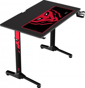 Biurko Diablo Chairs X-Mate 1000 Czarno-Czerwone 100 cmx60 cm 4