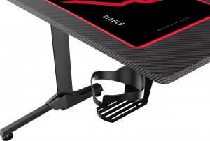 Biurko Diablo Chairs X-Mate 1000 Czarno-Czerwone 100 cmx60 cm 6