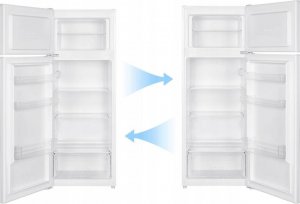 Lodówka Smith&Brown Lodówka z górną zamrażarką 206L, 143cm biała Smith&Brown SFTF-211-WE3 8