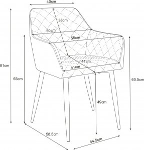 Fabryka Mebli Akord 2x Welurowe krzesło tapicerowane pikowane SJ.082 Butelkowa Zieleń 3