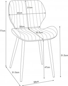 Fabryka Mebli Akord 2x Welurowe glamour krzesło tapicerowane pikowane SJ.17 Butelkowa zieleń 3