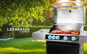 Lehmann Arizona 4+1 Grill ogrodowy gazowy 16 kW 41.5 cm x 70 cm 17