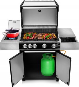 Lehmann Arizona 4+1 Grill ogrodowy gazowy 16 kW 41.5 cm x 70 cm 6