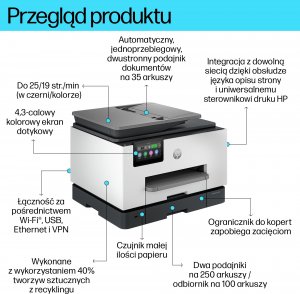 Urządzenie wielofunkcyjne HP OfficeJet Pro 9130b (4U561B) 15