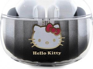 Słuchawki Hello Kitty Hello Kitty Bluetooth Headphones HKTWSHDGKEK TWS + Docking Station black/black Gradient Electroplating Logo 1