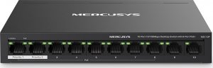 Switch Mercusys MERCUSYS switch MS110P (10x100Mb/s,8xPoE+,65W,fanless) 1