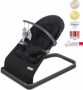 Neno Chiaro leżaczek dla dzieci Black 3