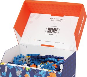 Marioinex Klocki konstrukcyjne Waffle mini - Posterunek policji 3