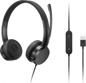 Słuchawki Lenovo Lenovo | USB-A Stereo Headset with Control Box | Wired | On-Ear 1