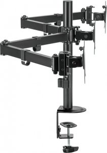 LogiLink Uchwyt biurkowy na 3 monitory 17" - 27" (BP0173) 5