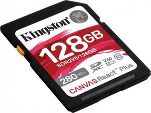 Karta Kingston Canvas React Plus SDXC 128 GB Class 10 UHS-II/U3 V60 (SDR2V6/128GB) 2