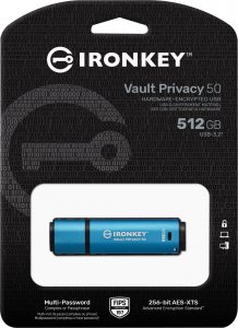 Pendrive Kingston IronKey Vault Privacy 50, 512 GB  (IKVP50/512GB) 6