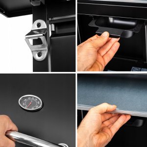 Lehmann Ohio Grill ogrodowy gazowy 9.3 kW 32.5 cm x 61 cm 13