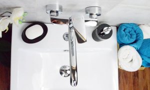 Sotbe SOTBE GAULA bateria wannowa ścienna + bateria umywalkowa ścienna 4