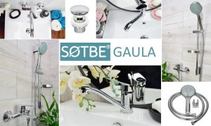 Sotbe SOTBE GAULA bateria wannowa ścienna + bateria umywalkowa ścienna 9
