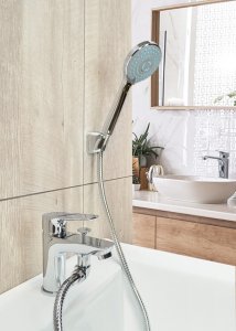 Sotbe ZESTAW INARI bateria nawannowa stojąca + bateria umywalkowa z wyciąganą wylewką 8