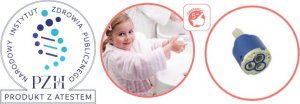 Sotbe SOTBE INARI bateria wannowa ścienna + bateria umywalkowa z wyciąganą wylewką 13