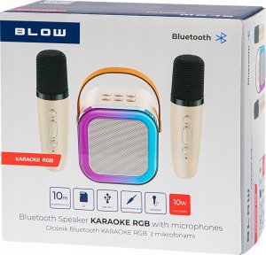 Głośnik Blow Głonik Bluetooth Karaoke RGB 4