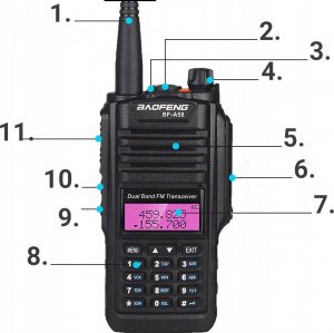 Krótkofalówka Baofeng Krótkofalówka Baofeng BF-A58 16