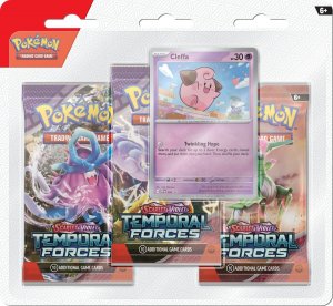 Pokemon Karty Temporal Forces 3pack Bli. Cleffa 1