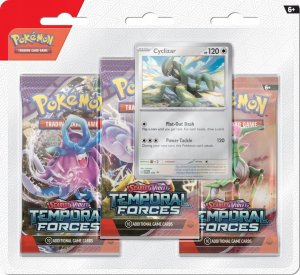Pokemon Karty Temporal Forces 3pack Blister Cyclizar 1