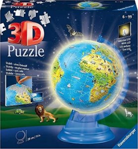 Ravensburger Puzzle 188 elementów 3D Globus podświetlany 1