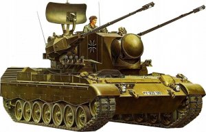 Tamiya Model plastikowy Flakpanzer Gepard 1/35 1