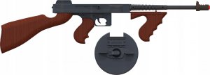 Pulio Metalowy pistolet gangsterski 8 naboi (Gonher) 1