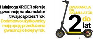 Hulajnoga elektryczna Xrider Hulajnoga Elektryczna XRIDER M10 Light+ Electric Scooter 10Ah EVE Battery 350W motor 14
