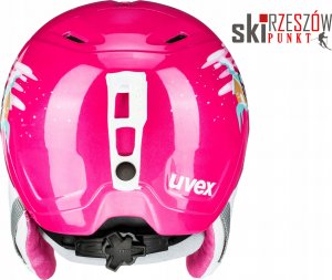 Uvex Kask narciarski dziecięcy Uvex Manic Penguin różowy 51-55 7