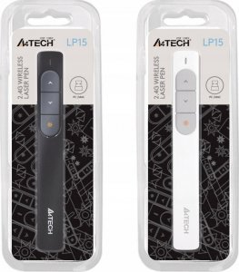 A4Tech 2.4G bezprzewodowy laserowy prezenter i wskaźnik biały 6