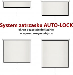 Ekran do projektora Art ART HAND SCREEN 84inch 213x213cm MA-84 1:1 9