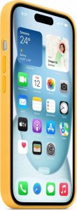 Apple Apple iPhone 15 Silicone Case with MagSafe sunshine 3