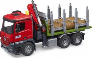 Bruder Ciężarówka Mercedes Benz Arocs z dźwigiem do przewozu drewna + 3 kłody (GXP-882721) 5