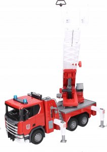 Bruder Pojazd Scania Super 560R Straż pożarna z pompą wodną 7