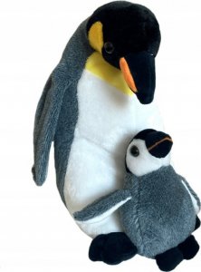 Beppe Maskotka Pingwin z dzieckiem 33 cm 1