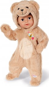 Zapf Baby Born Strój niedźwiedzia śpioszki z kapturem 13