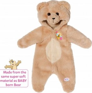 Zapf Baby Born Strój niedźwiedzia śpioszki z kapturem 8