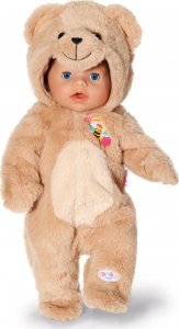 Zapf Baby Born Strój niedźwiedzia śpioszki z kapturem 9