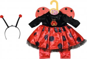 Zapf Ubranko Sukienka Biedronka z legginsami Dolly Moda Baby Born 3